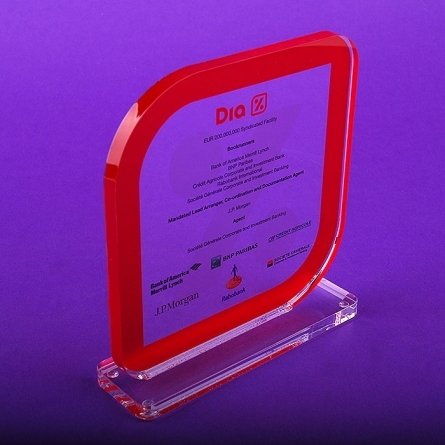 Trofeo metacrilato DIA