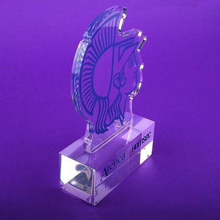 Trofeo metacrilato GRUPO ATENEA