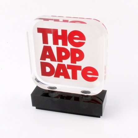 Trofeo de metacrilato THE APP DATE