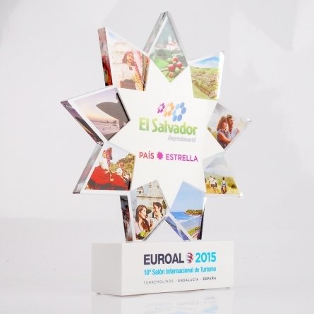 Trofeo de metacrilato EUROAL EL SALVADOR