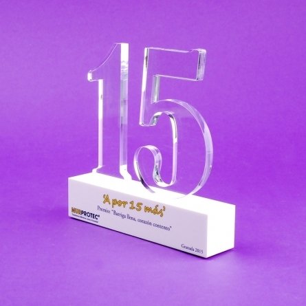 Trofeo de metacrilato MURPROTEC