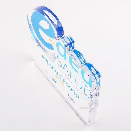 Trofeo metacrilato E-DEA SALUD