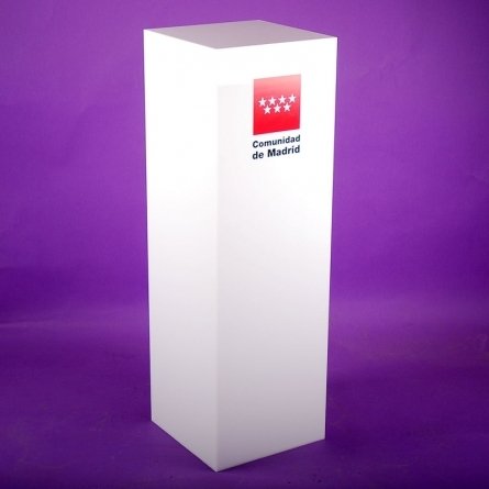 Columna expositor eventos COMUNIDAD DE MADRID