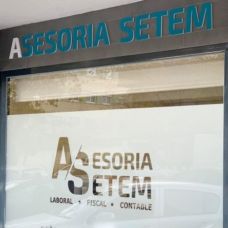 Rotulación sede ASESORÍA SETEM
