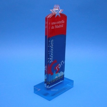 Trofeo metacrilato MOSTOLES