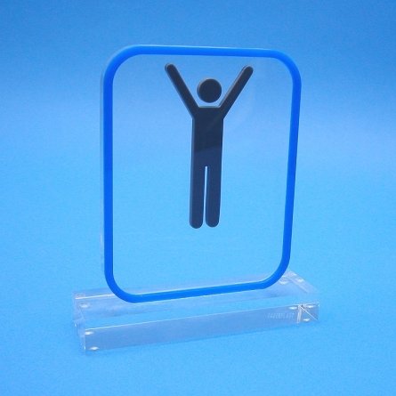 Trofeo metacrilato SEUR ICONO