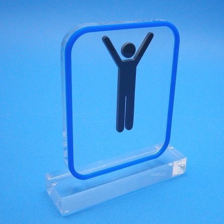 Trofeo metacrilato SEUR ICONO