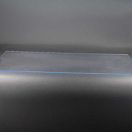 Placas de poliestireno transparente