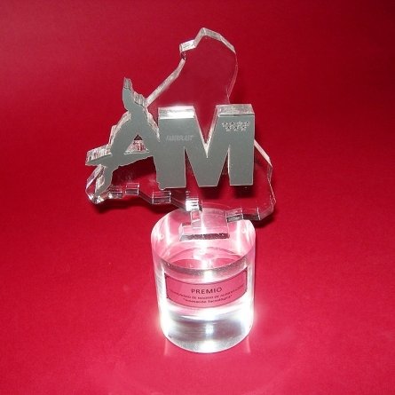 Trofeo metacrilato COMUNIDAD DE MADRID