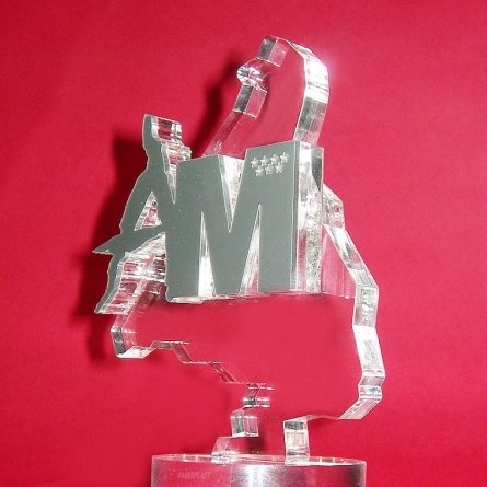 Trofeo metacrilato COMUNIDAD DE MADRID