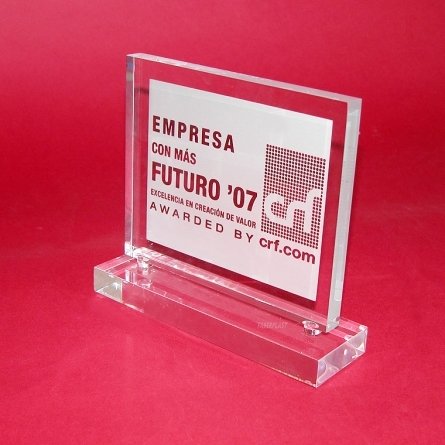 Trofeo metacrilato CRF AWARDS