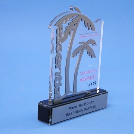 Trofeo de metacrilato MARBELLA AWARDS