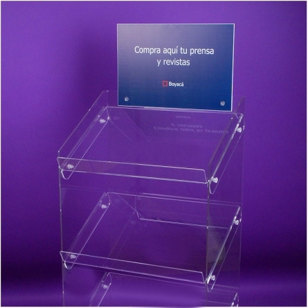 Expositor Metacrilato Prensa Boyaca