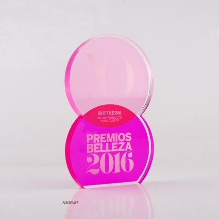 Trofeo Metacrilato Premios Yodona 2016