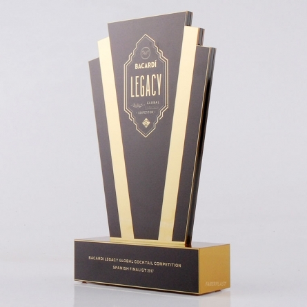 Trofeo Metacrilato Bacardí Legacy