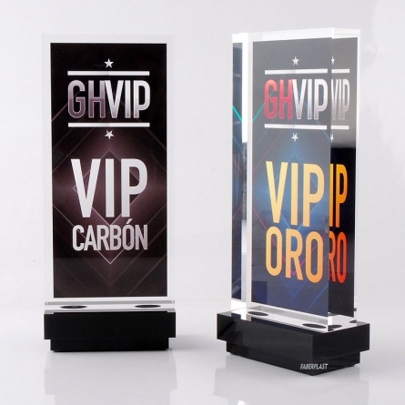 Trofeo Metacrilato Gran Hermano Vip