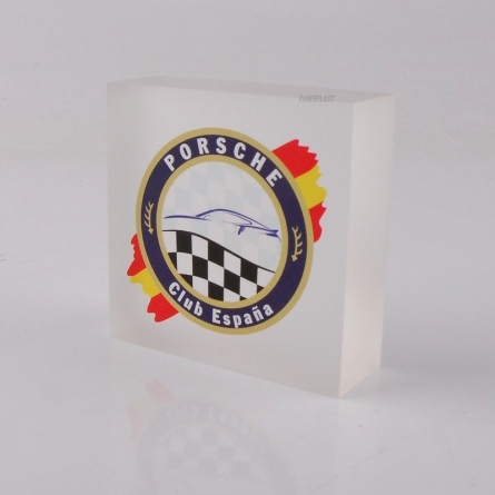 Bloque Metacrilato Club Porsche