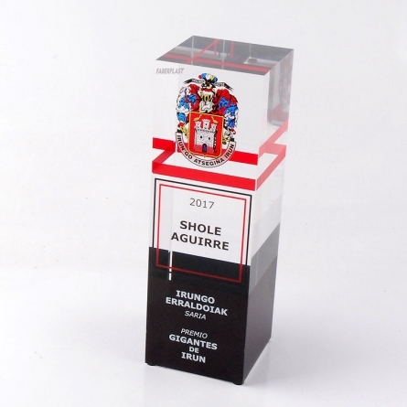 Trofeo Metacrilato Gigantes de Irun 