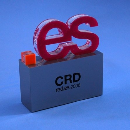 Trofeo metacrilato RED
