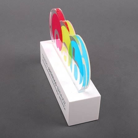 Trofeo metacrilato CENTRO ARTÍSTICO BADAJOZ