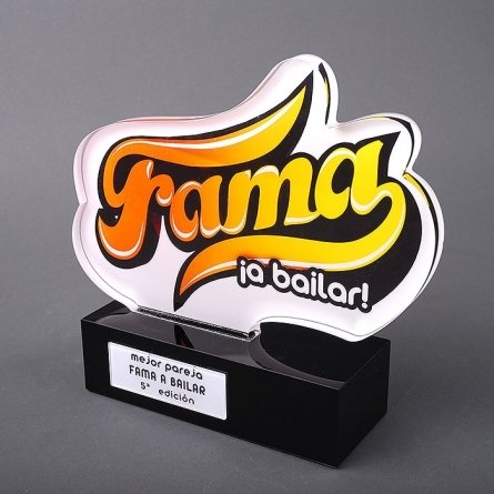 Trofeo metacrilato FAMA