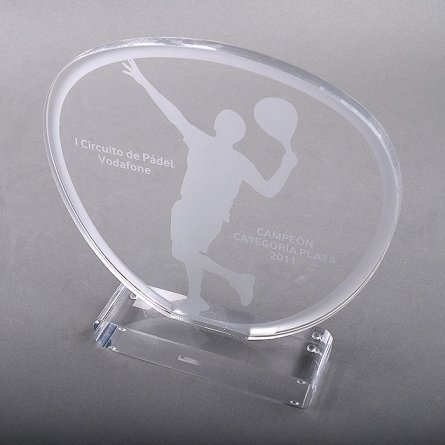 Trofeo metacrilato PADEL VODAFONE