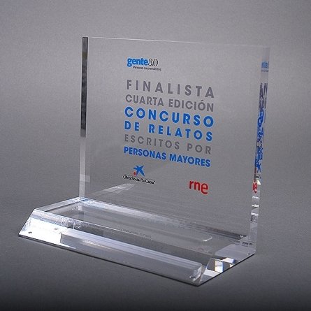 Trofeo metacrilato GENTE30