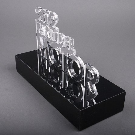 Trofeo metacrilato LA NIT DEL MOTOR