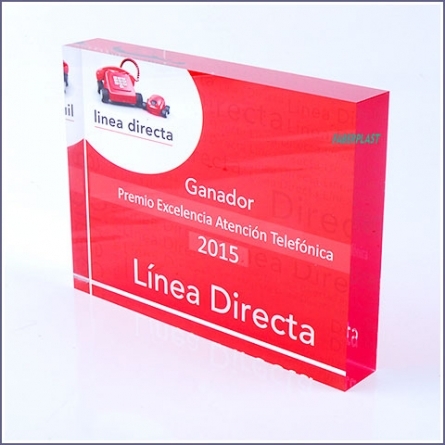 Bloque Metacrilato Linea Directa 2015