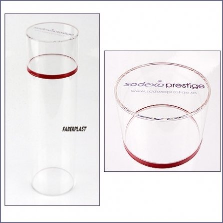 Caja Tubo Metacrilato Sodexo