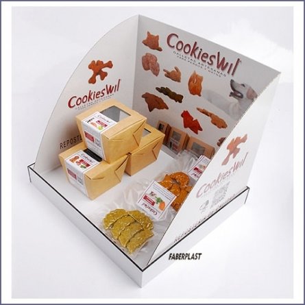 Expositor Pvc-carton Cookieswil