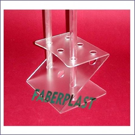 Expositor Metacrilato Barras Cortina