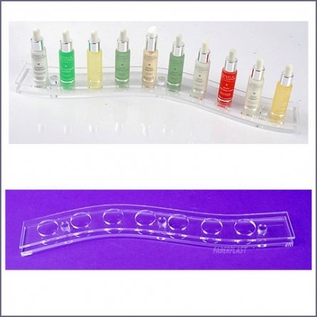 Expositor Metacrilato Cosm&eacute;tica Gisele Delorme