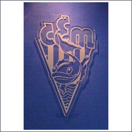 Placa Metacrilato Logo-corporativo Cem