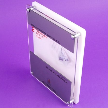 Placa Metacrilato Mitsubishi Motors