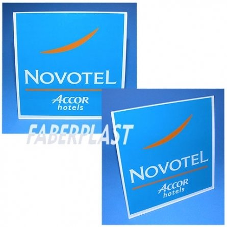 Placa Metacrilato Novotel