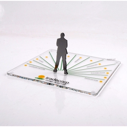 Regalo metacrilato reloj solar Tradecorp