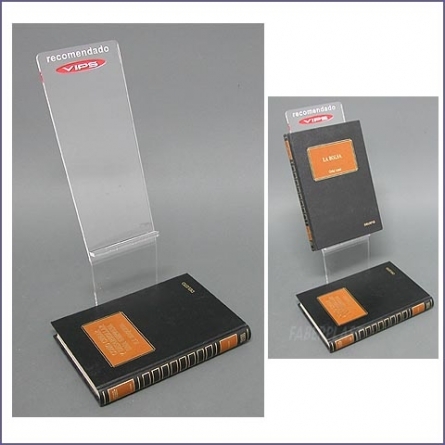 Soporte Metacrilato Libros Vips