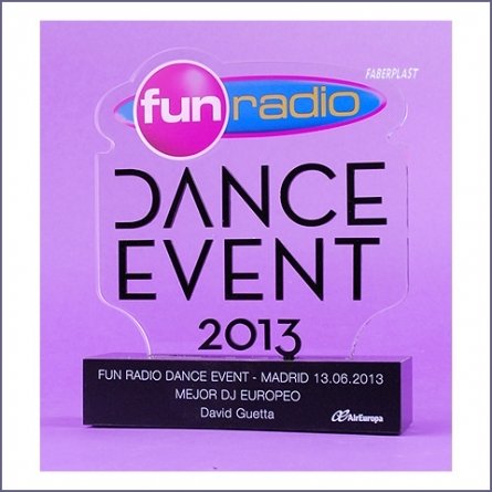 Trofeo Metacrilato Fun Radio