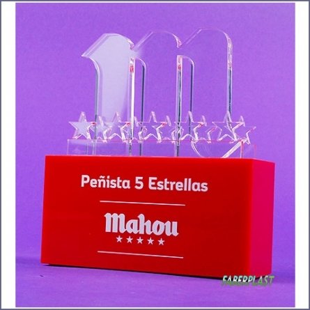 Trofeo Metacrilato Mahou