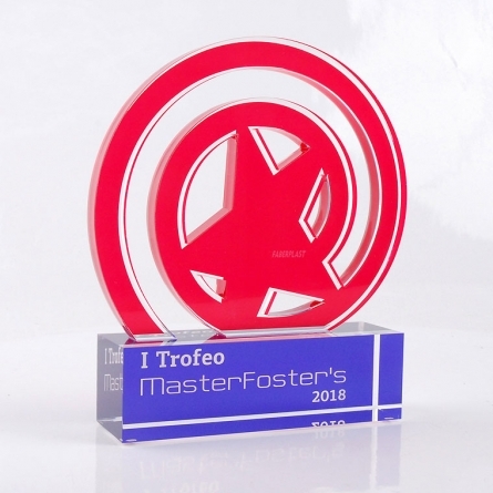 Trofeo metacrilato FOSTERS HOLLYWOOD