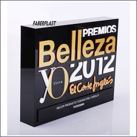 Trofeo Metacrilato Indicador Marca Yodona 2012