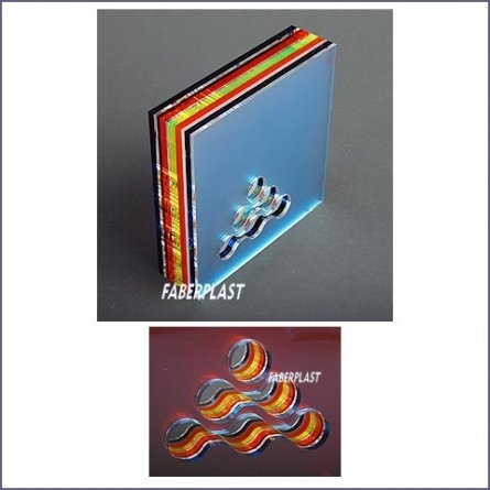 Trofeo metacrilato FECYT