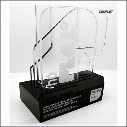 Trofeo Metacrilato Alhondiga