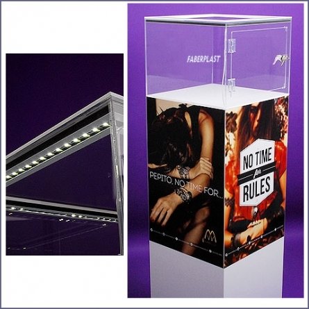 Vitrina Metacrilato Leds Pepito