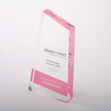 Bloques de metacrilato impresos